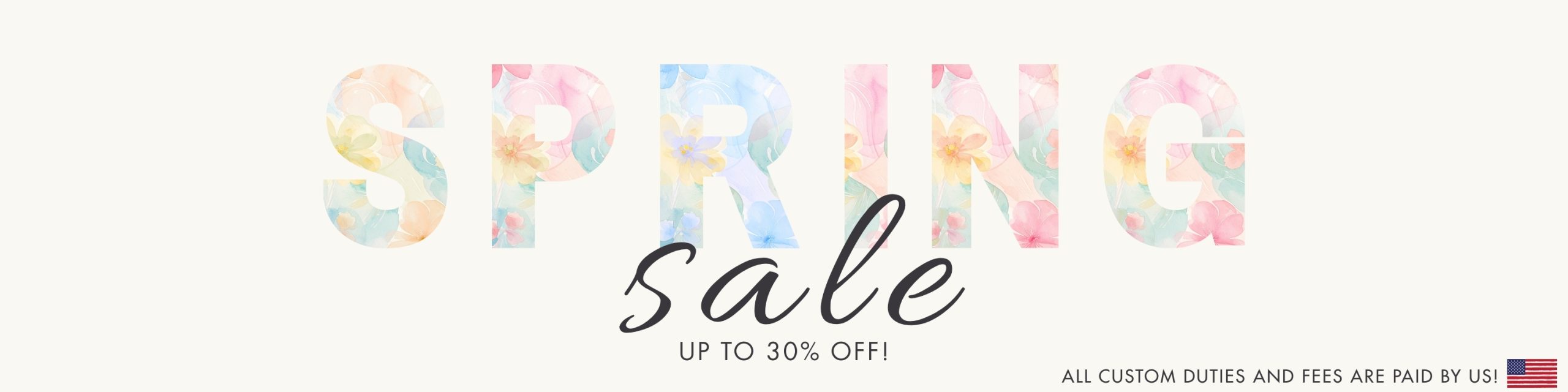 Masiff Etsy Banner Spring Sale